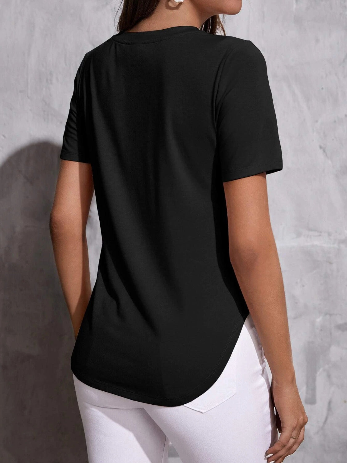 Round Neck Short Sleeve T-Shirt