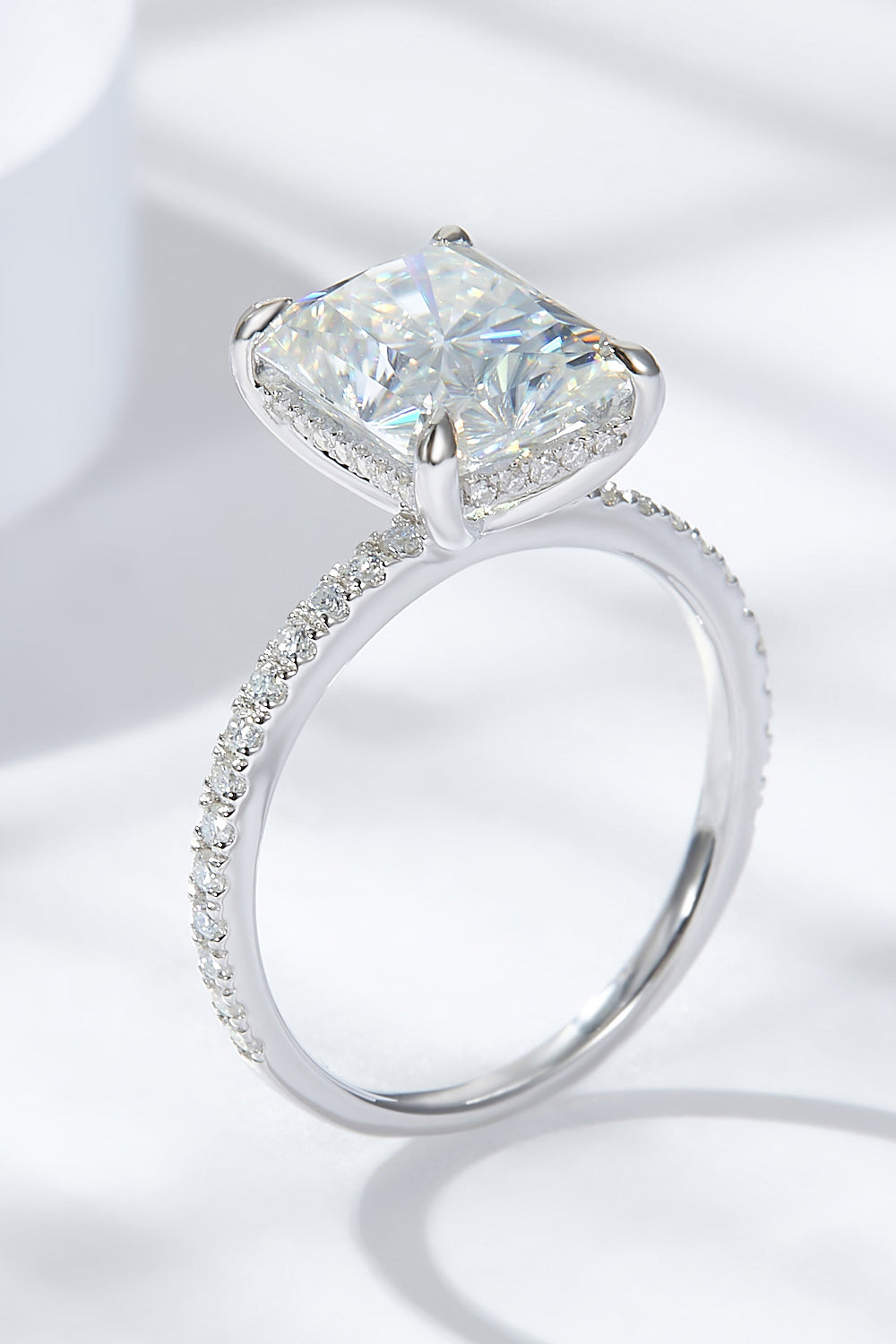 4-Carat Moissanite Ring