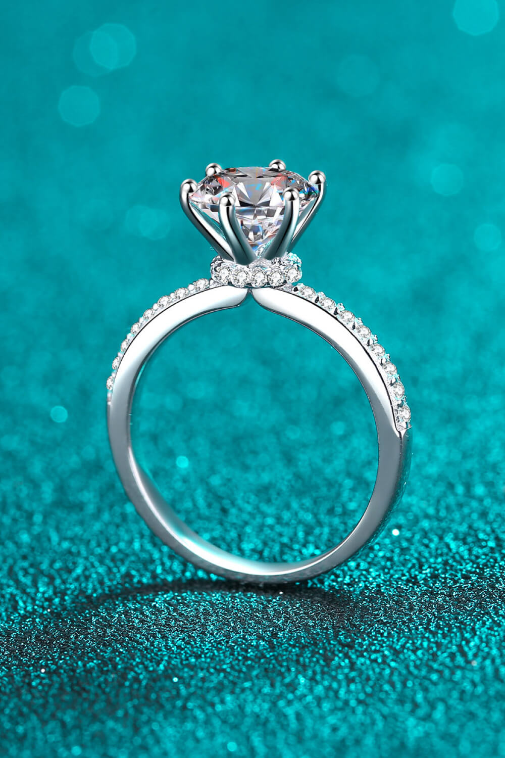 2-Carat Moissanite Ring