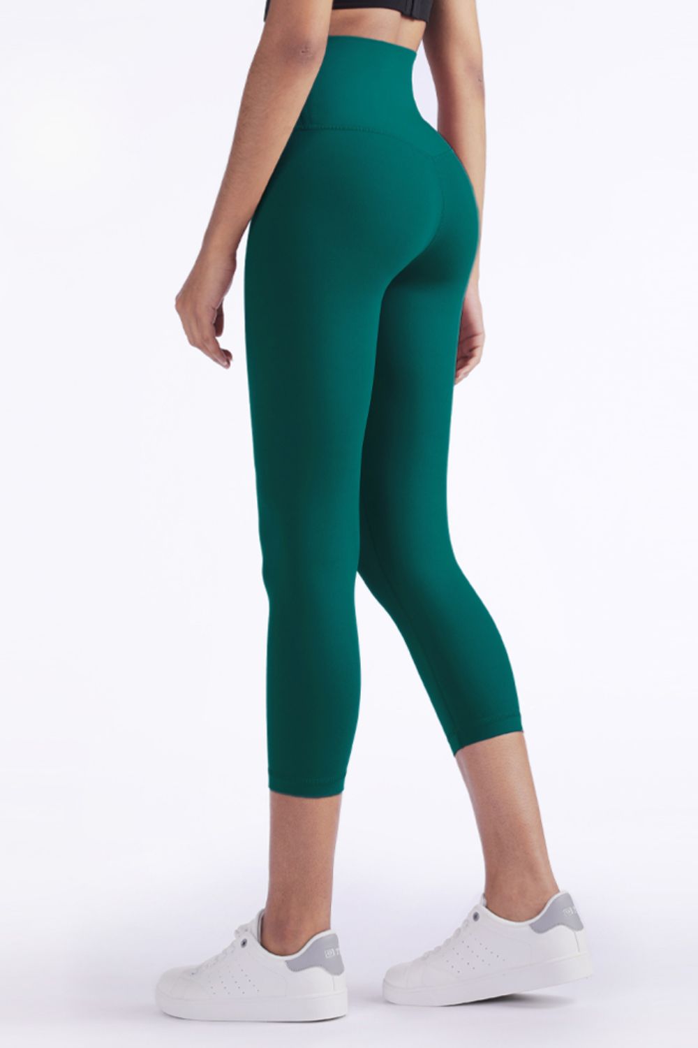 Elastic Waistband Cropped Leggings (8 colors)