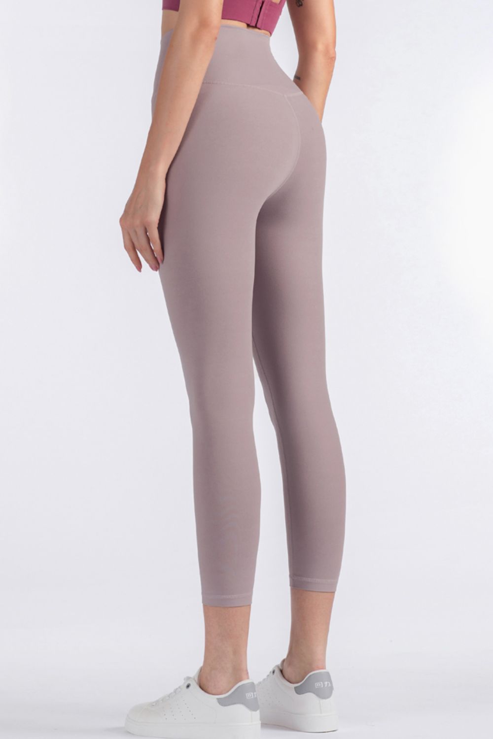 Elastic Waistband Cropped Leggings (8 colors)