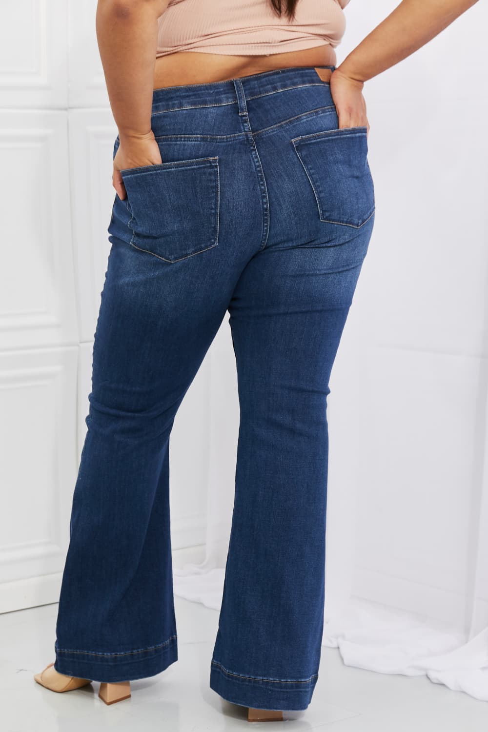 Judy Blue Olivia Full Size High Waisted Flare Jeans