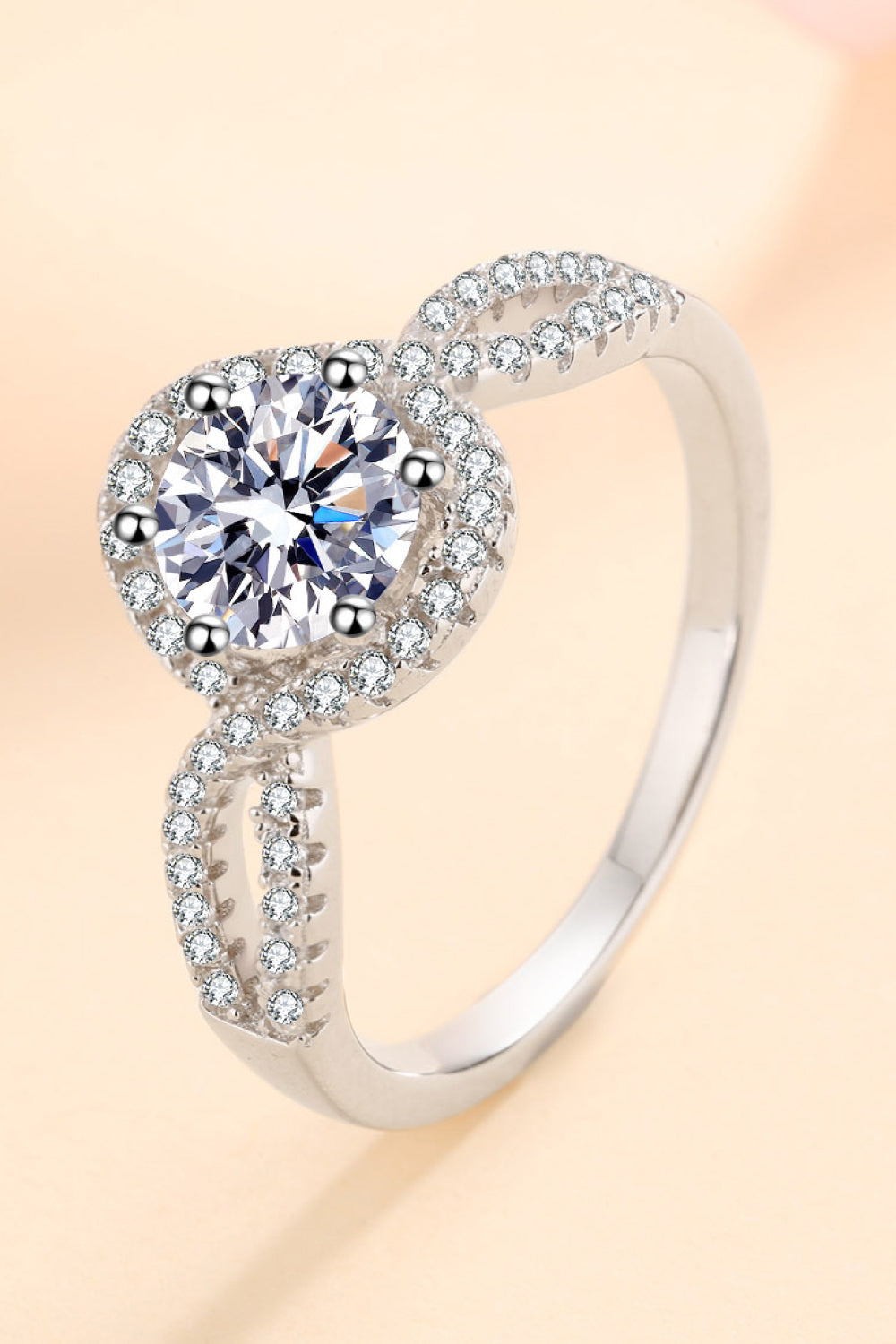 Feel The Joy Moissanite Ring