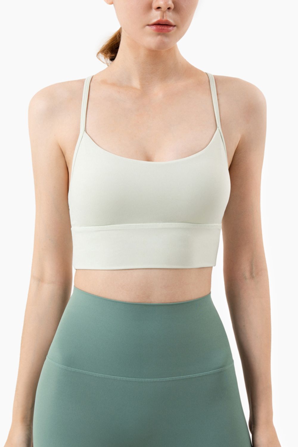 Racerback Halter Sports Bra (7 colors)