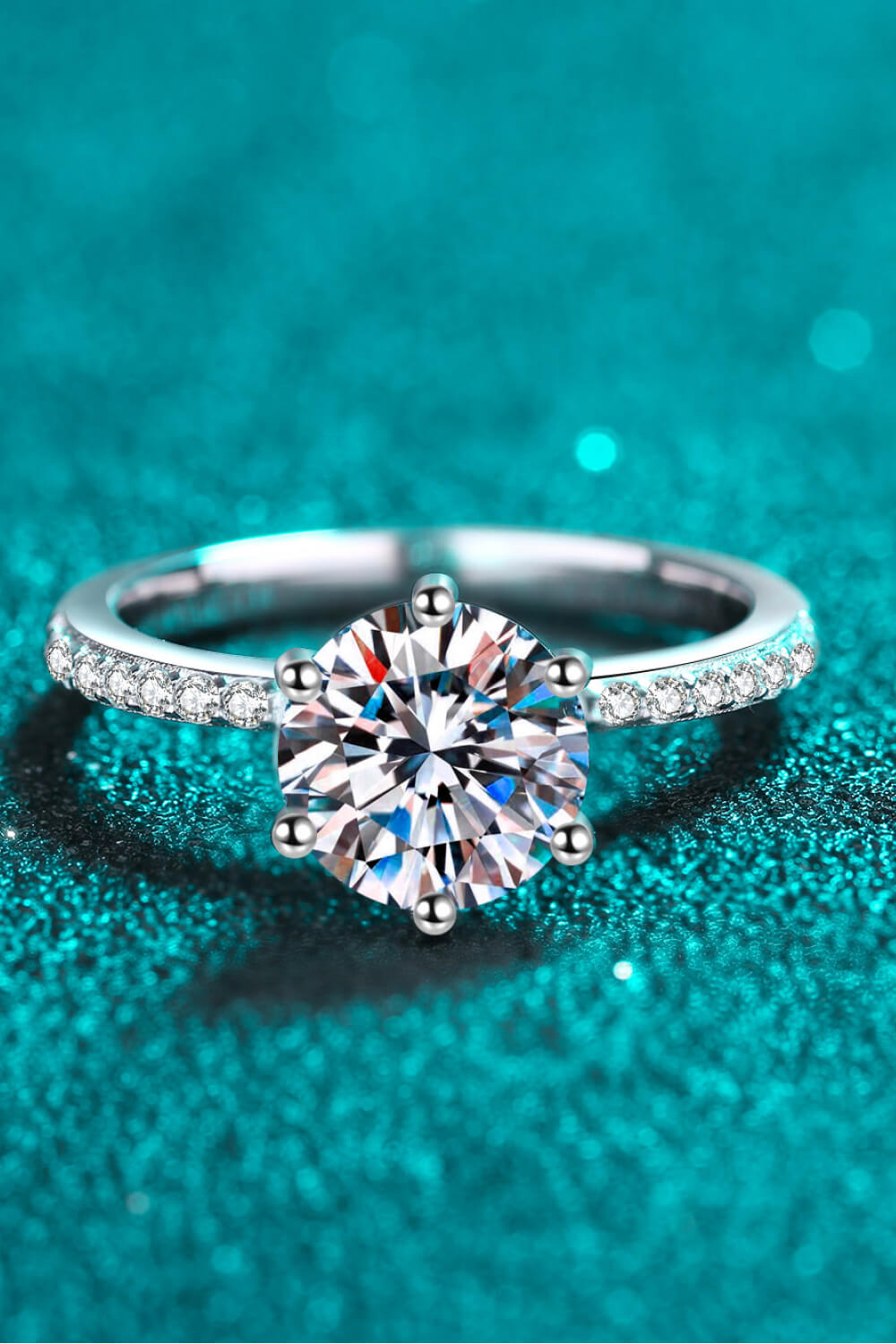 2-Carat Moissanite Ring