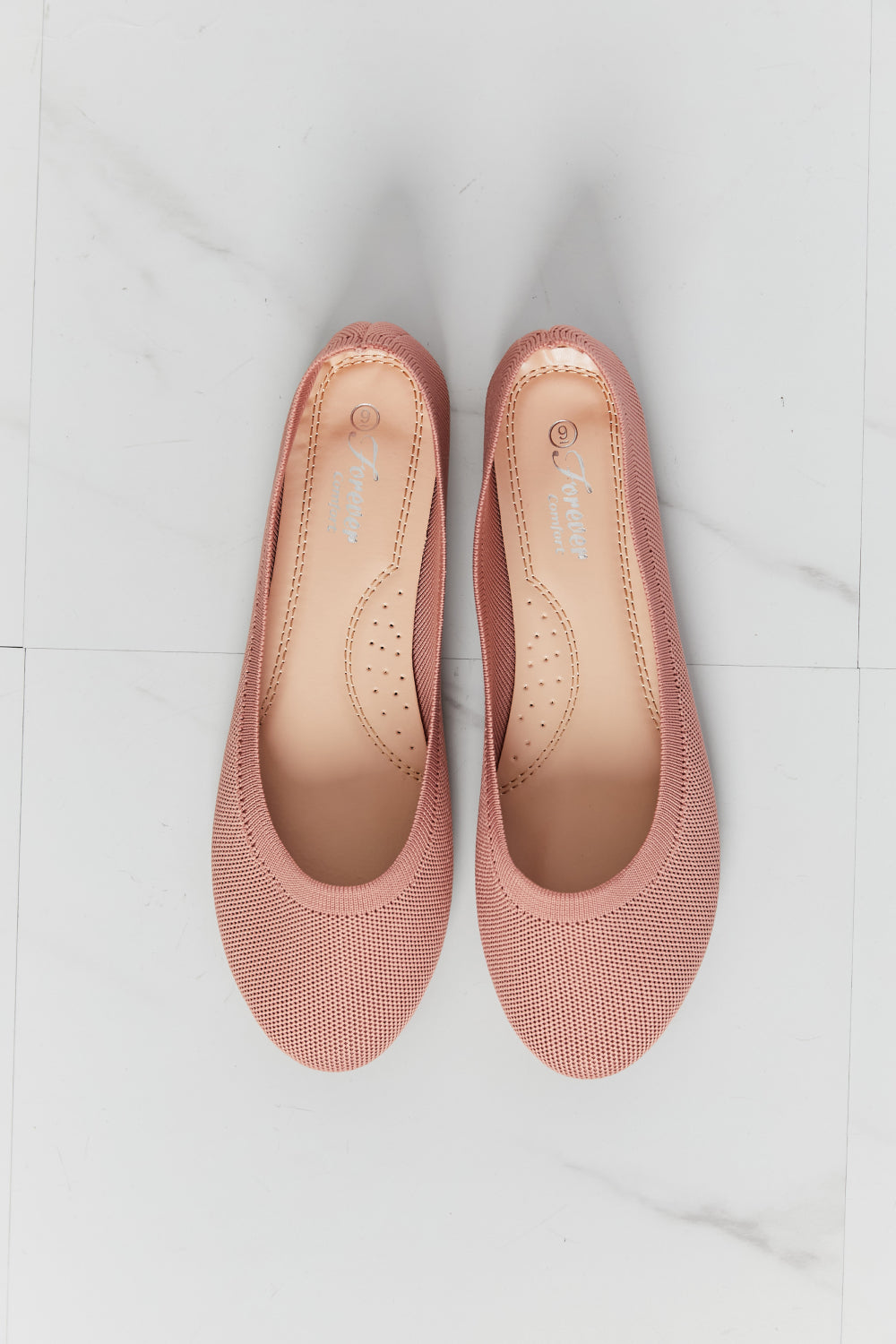 Get A Move On Round Toe Flats