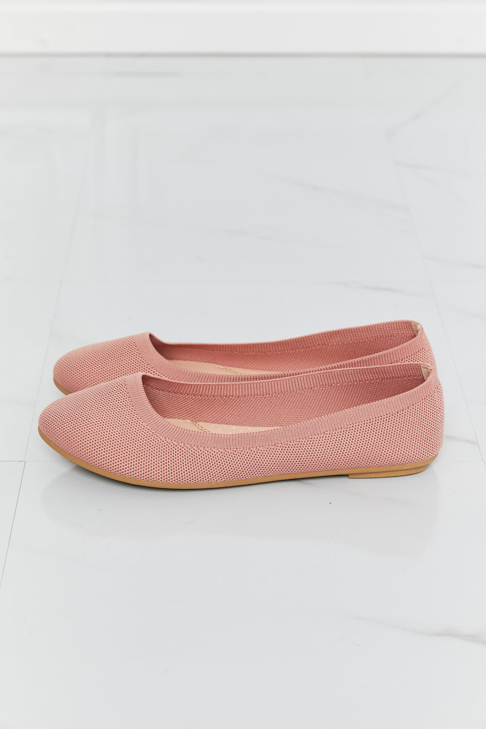 Get A Move On Round Toe Flats